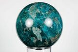 Bright Blue Apatite Sphere - Madagascar #198699-1